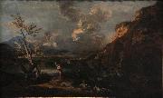 Salvator Rosa, Landscape with Tobit and the angel